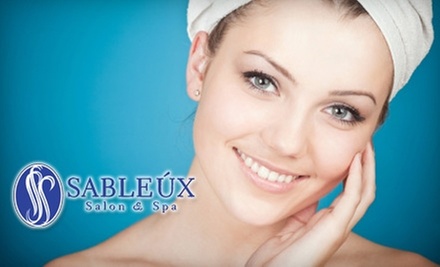 $49 for an Express Holiday Package at Sableux Salon & Spa in Crestview Hills ($100 Value) - Primary Image