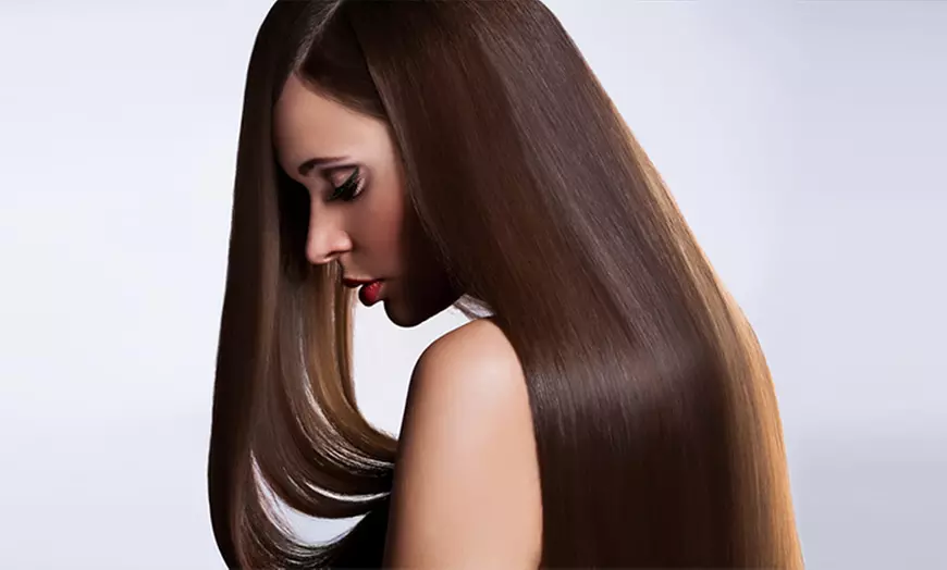Image 1: Lissage brésilien: cheveux soyeux 