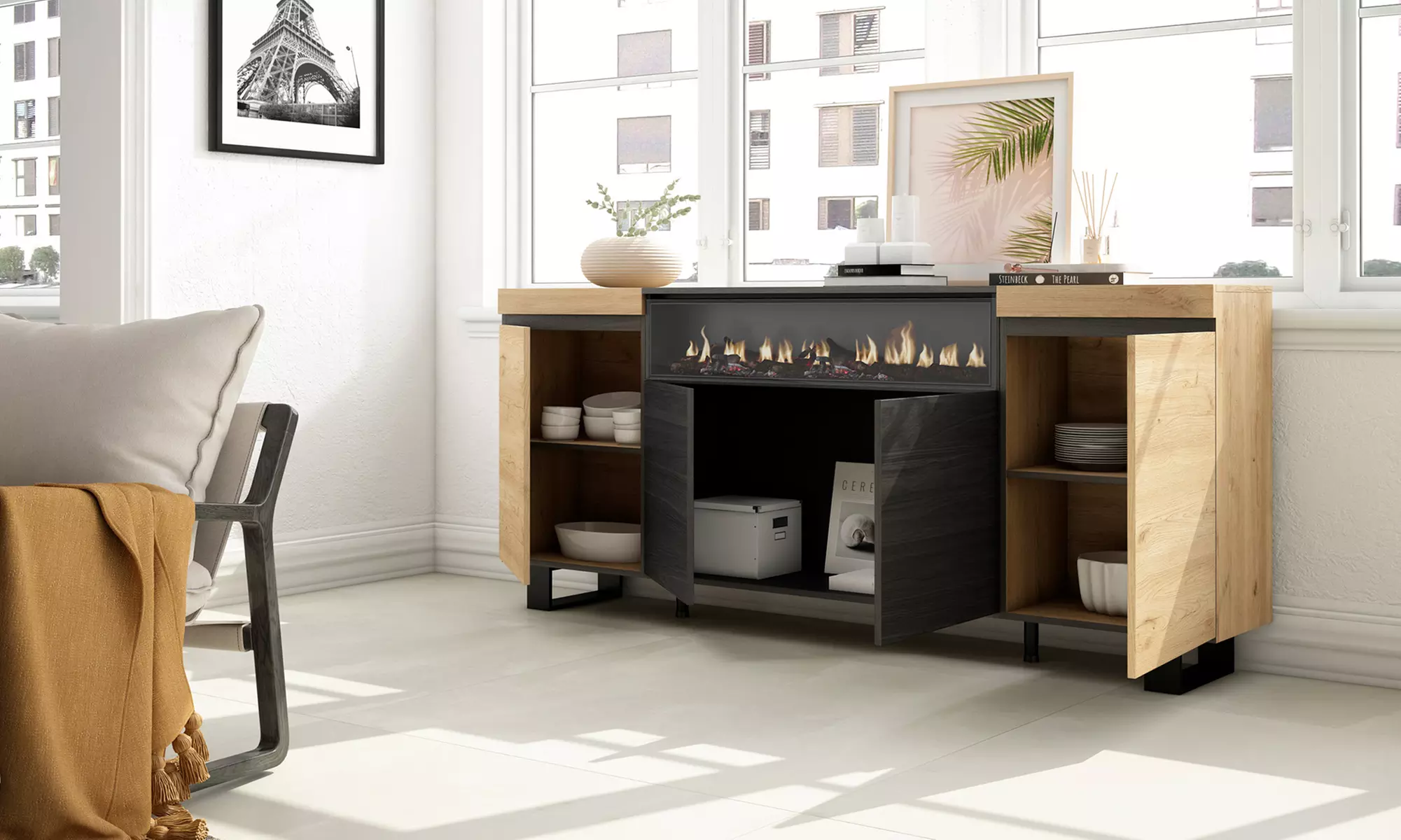 Sideboard mit großem Stauraum