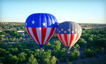 Hot Air Balloon Ride with Champagne Flute and Souvenirs for One or Two from Balloons Over the Rainbow (Up to 51% Off) - Primary Image