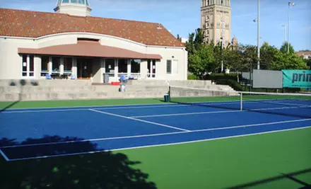 One-Season Membership and Lesson for One, Couple, or Family of Four People at The Plaza Tennis Center (Up to 67% Off) - Primary Image