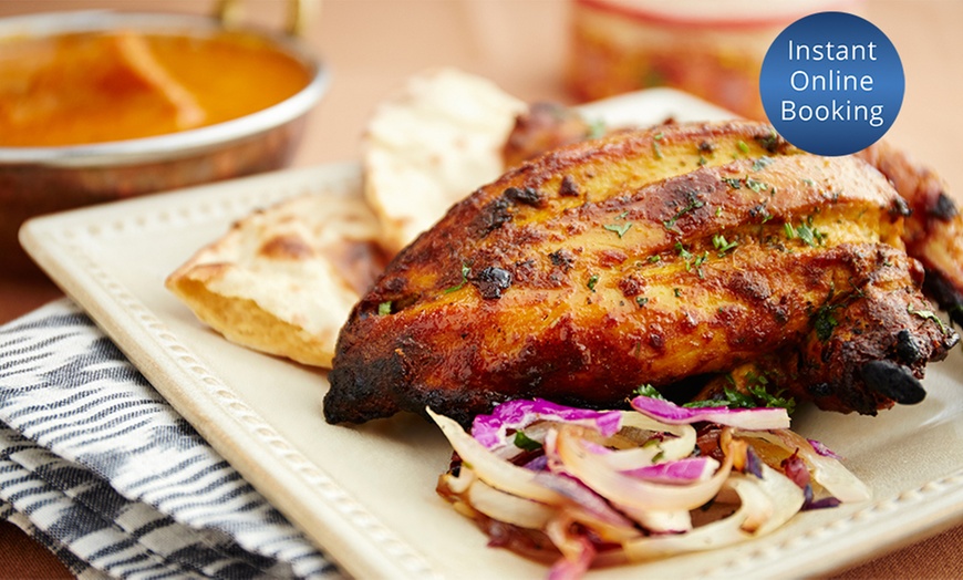 Image 1: Tandoori Chicken and Drinks