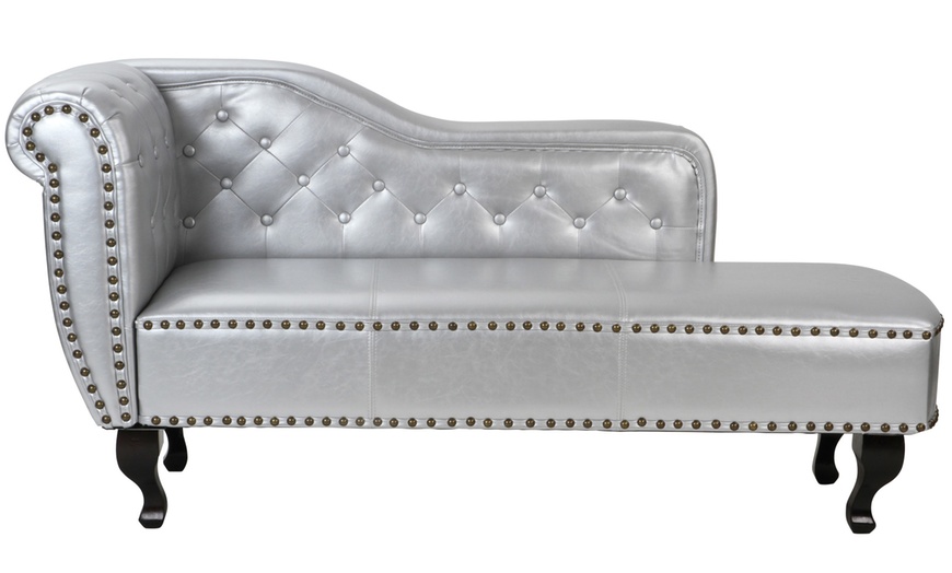 Image 15: Chesterfield Style Chaise Longue
