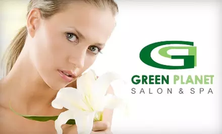 $50 for $125 Worth of Mani-Pedis, Facials, Hair-Removal Services, and More at Green Planet Salon & Spa - Primary Image