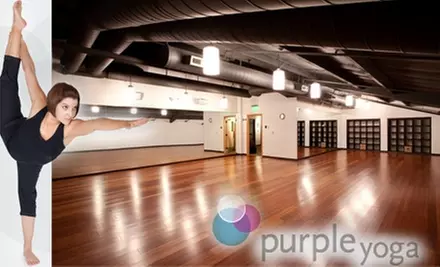 $17 for One Class at Purple Yoga - Primary Image