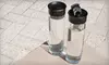 $15 for a Set of Two 18 Oz. Glass Water Bottles ($27.98 Value)