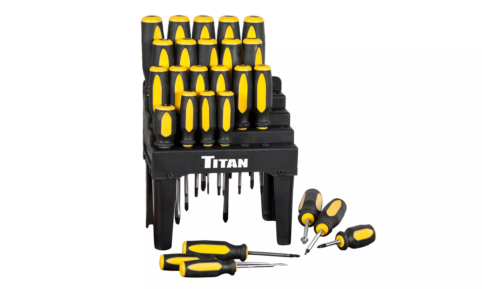 Titan 26-Piece Screwdriver Set with Storage Rack - Second Medium