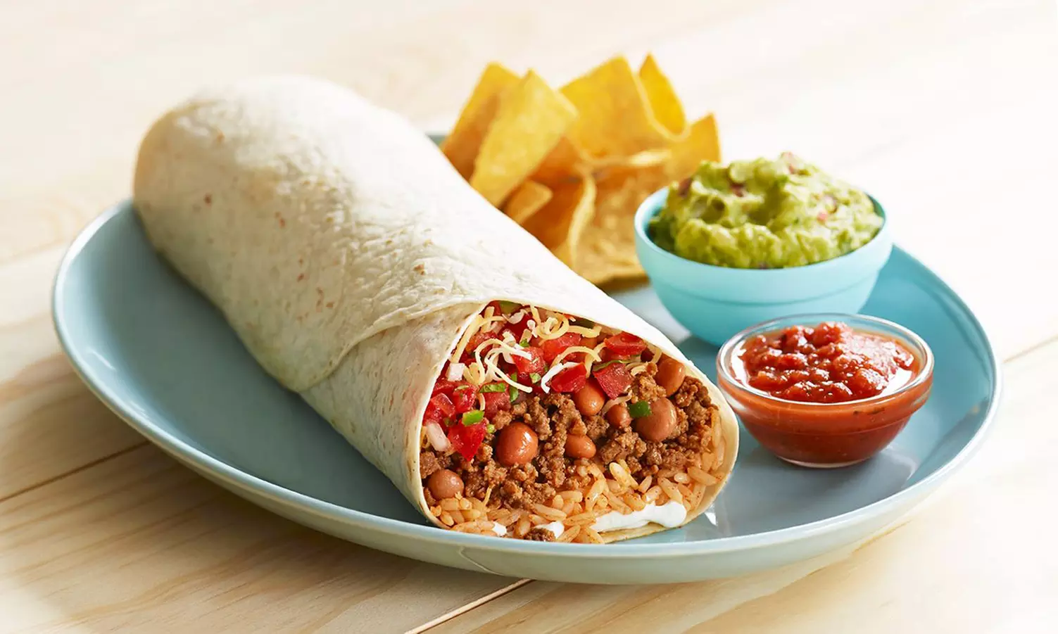 C$12 for a Burrito Meal with Chips, Salsa, and Drinks for Two at Taco Del Mar (C$20 Value) - Primary Image