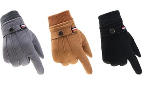 Men's Wind-Resistant Touchscreen Gloves