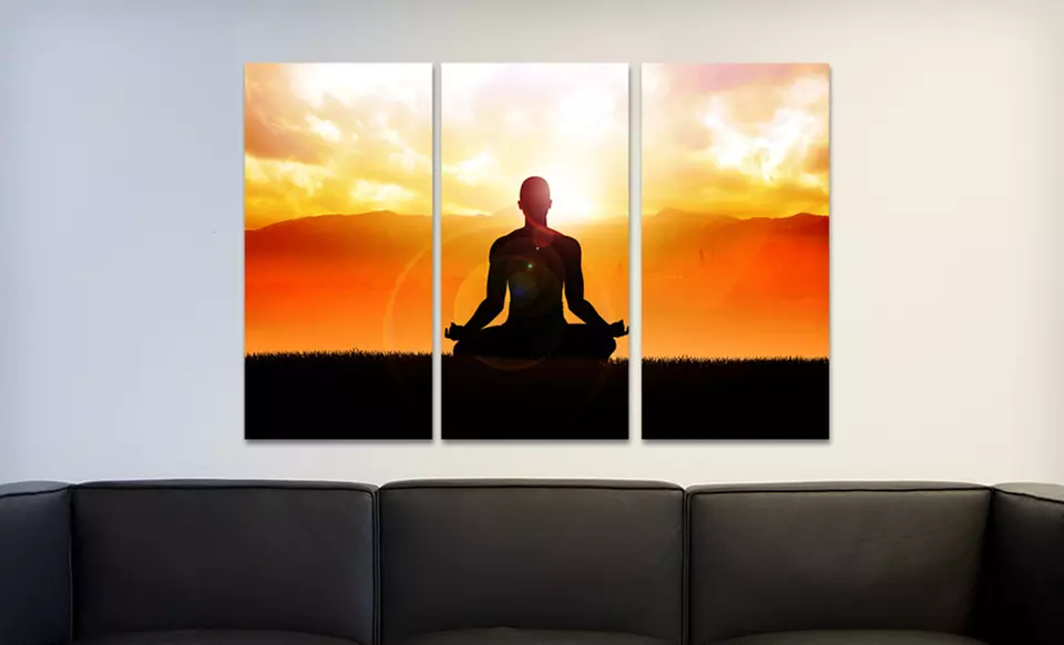 Custom Gallery-Wrapped Triptych Canvases From Gallery Direct (Up to 86% Off). Two Options Available. Free Shipping. - Second Medium