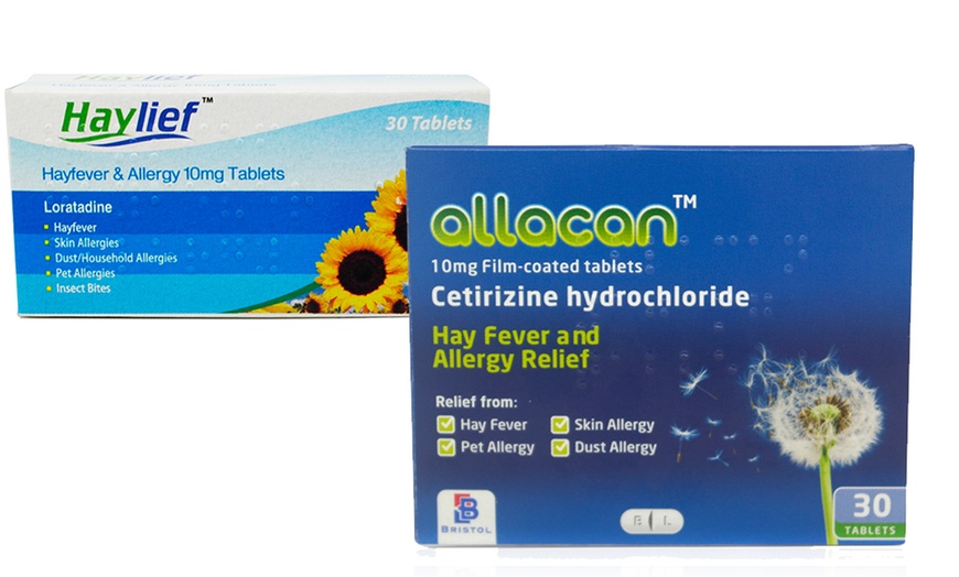 Image 1: Hayfever Symptom Relief Tablets