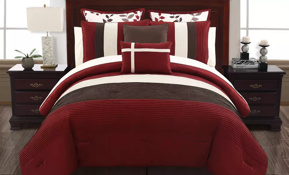 8-Piece Comforter Set Queen or King from $69.99–$74.99. Multiple Colors Available. Free Returns. - Second Medium