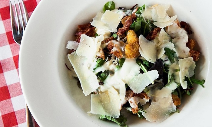 Menú italiano para 2 o 4 personas con opción prémium