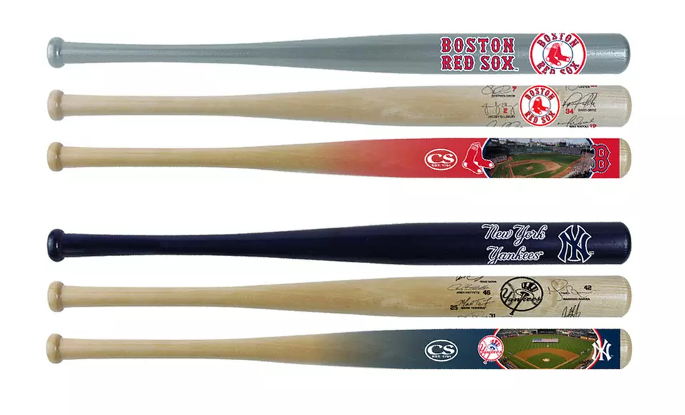 MLB 3-Mini-Bat Sets. Multiple Teams Available, 18" in Length. Free Returns. - Primary Image