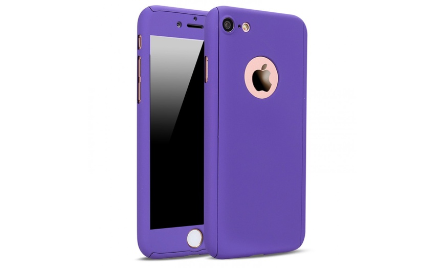 Image 5: 360 Case with Tempered Glass for iPhone