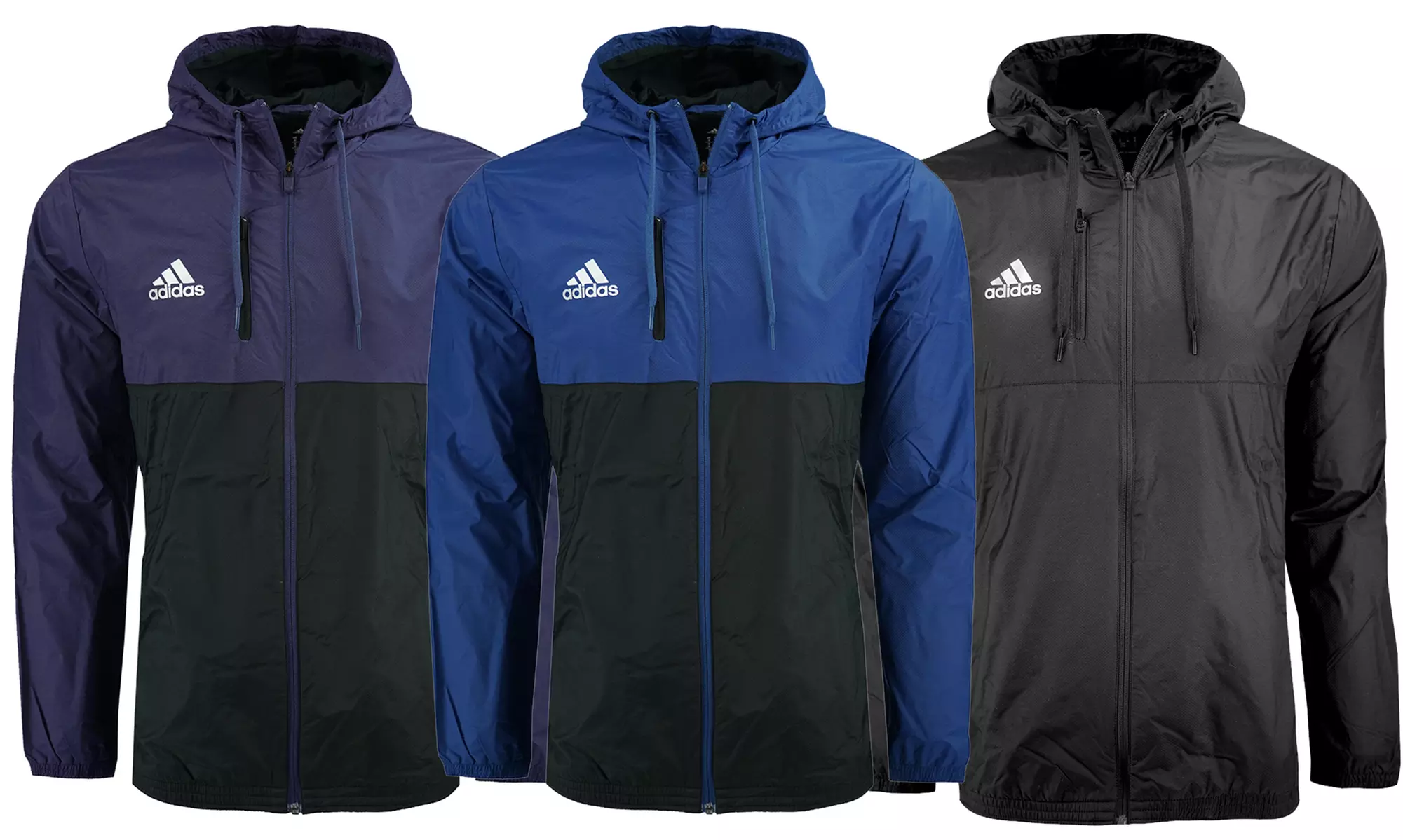 Adidas Men's Essentials Hooded Wind Jacket (S-2XL) - Primary Image