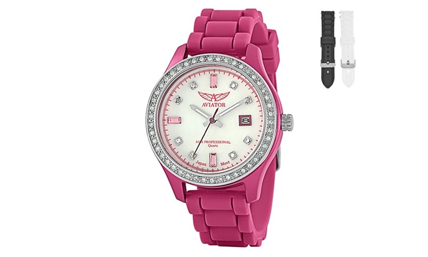 Image 17: Aviator Ladies' Wrist Watch