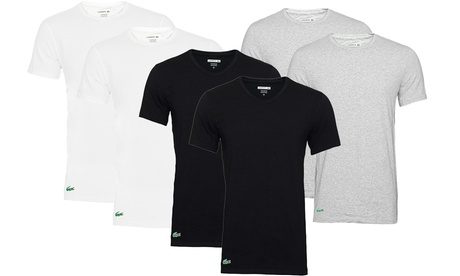 Pack da 2 t- shirts La Coste da uomo disponibili in 2 modelli, 3 colori e 3 taglie