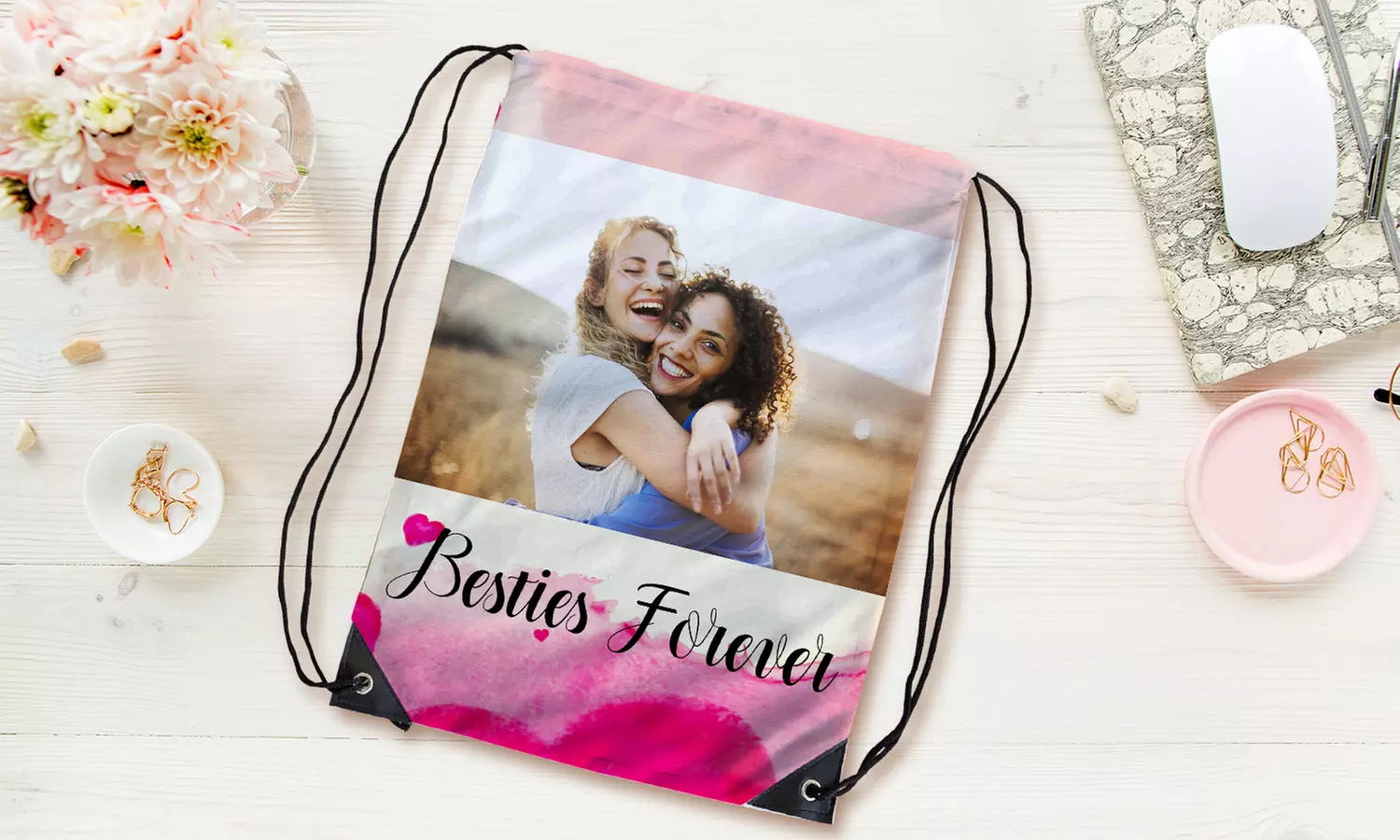 Foto-Kordelzug-Tasche