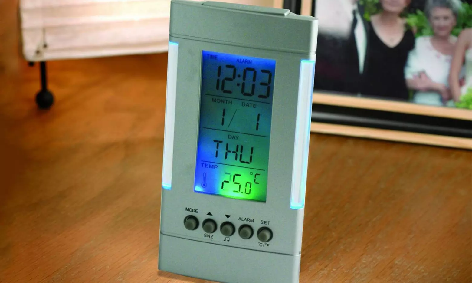 Desktop Weather Station with Alarm - Primary Image