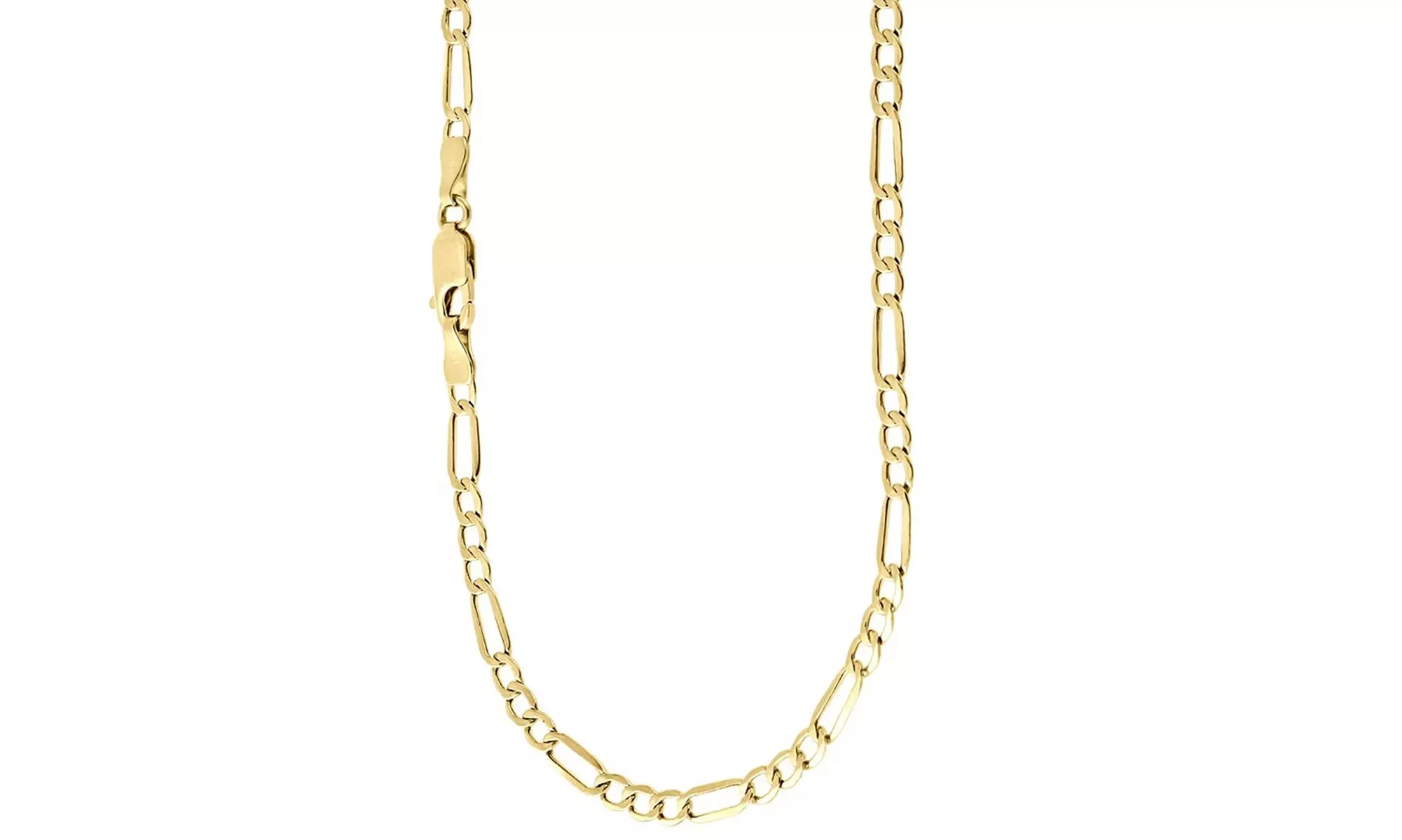 Men's 4.2MM Figaro Chain Necklace in 14K Gold by Moricci - Primary Image