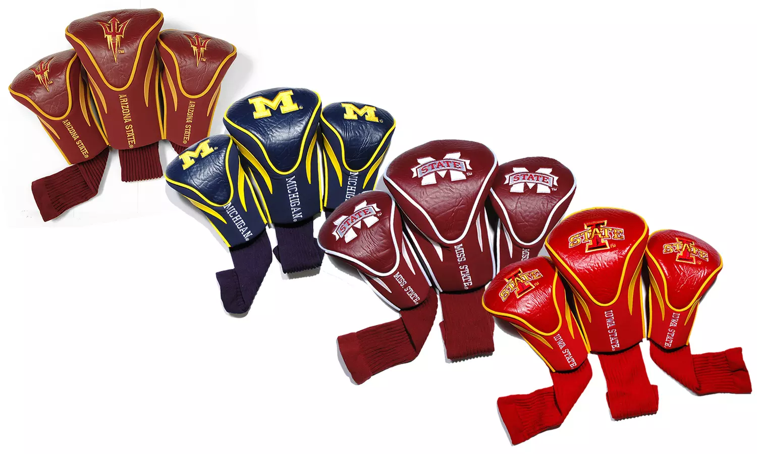 Team Golf NCAA Contour Head Covers (3-Pack) - Primary Image