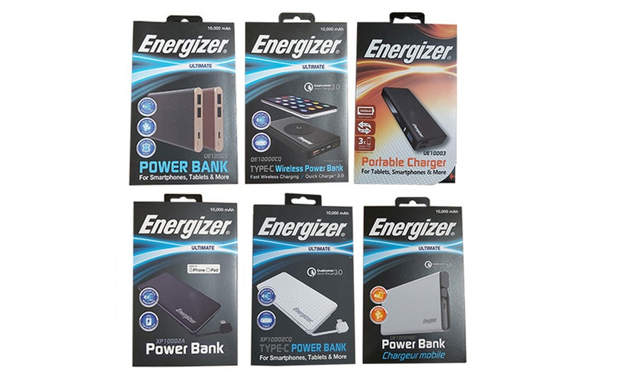 Image 8: Energizer 10000mAh Power Bank Selection