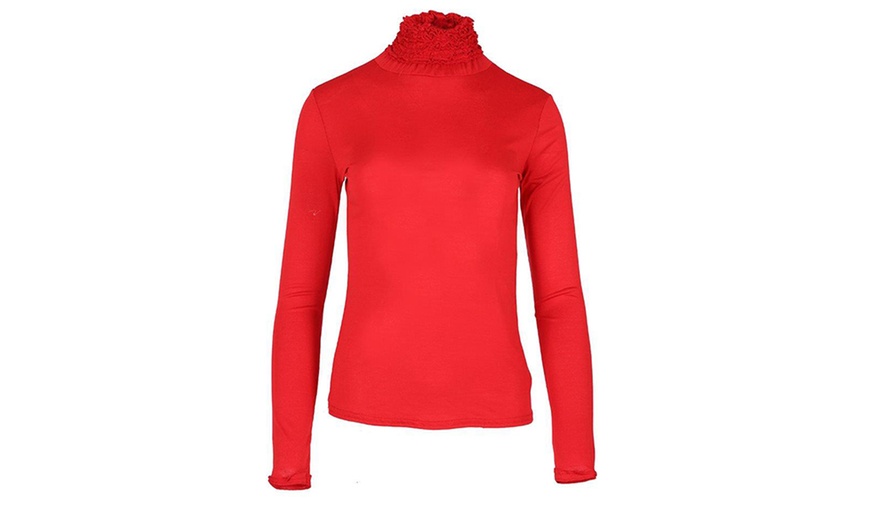 Image 20: 2-Pack of Ladies' Roll Neck Tops