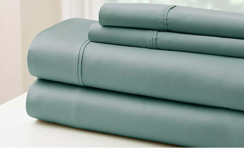 Symphony 1000TC Egyptian-Cotton-Rich Sheet Set - Primary Image