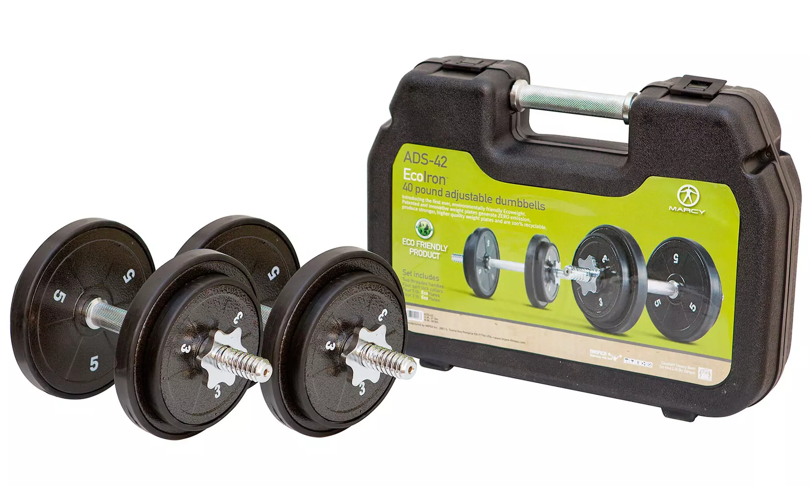 Marcy 40lbs. Eco Dumbbell Set - Primary Image