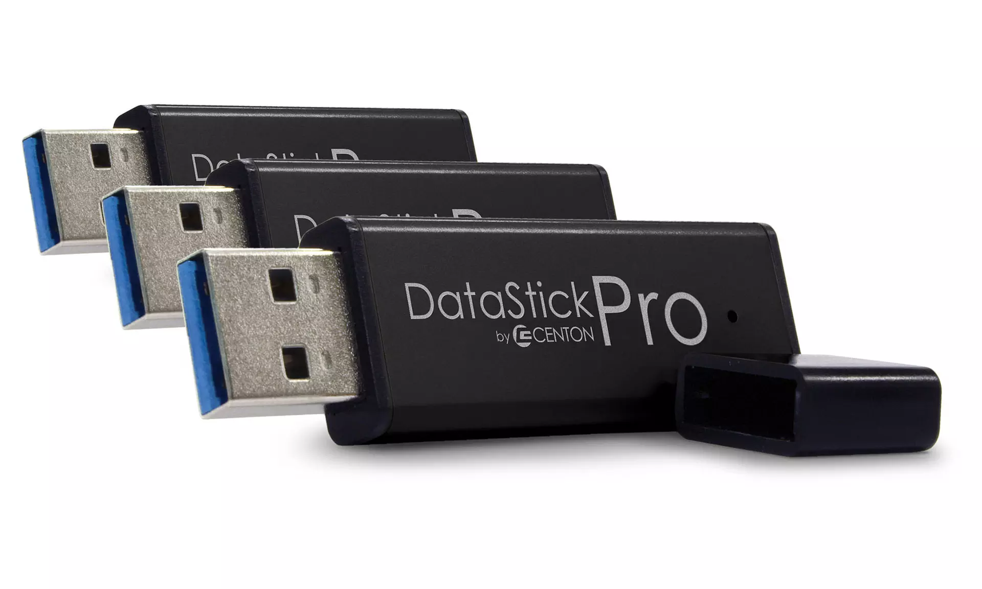 2- or 3-Pack of Centon DataStick Pro 16GB or 32GB USB 3.0 Flash Drives - Second Medium