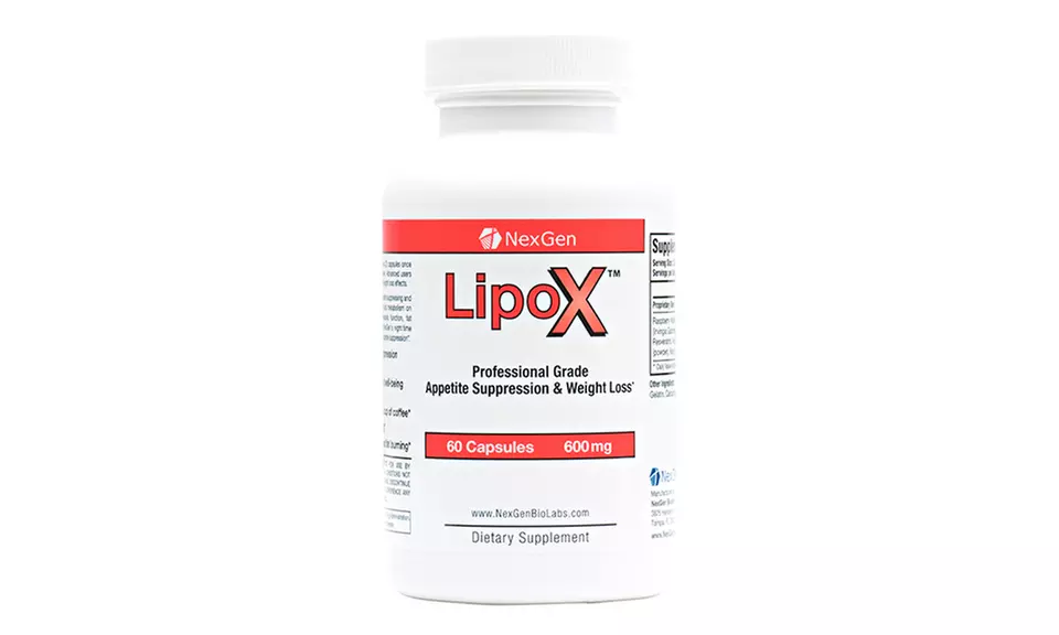 NexGen LipoX Appetite Suppressant and Fat Burner (60 Capsules) - Primary Image