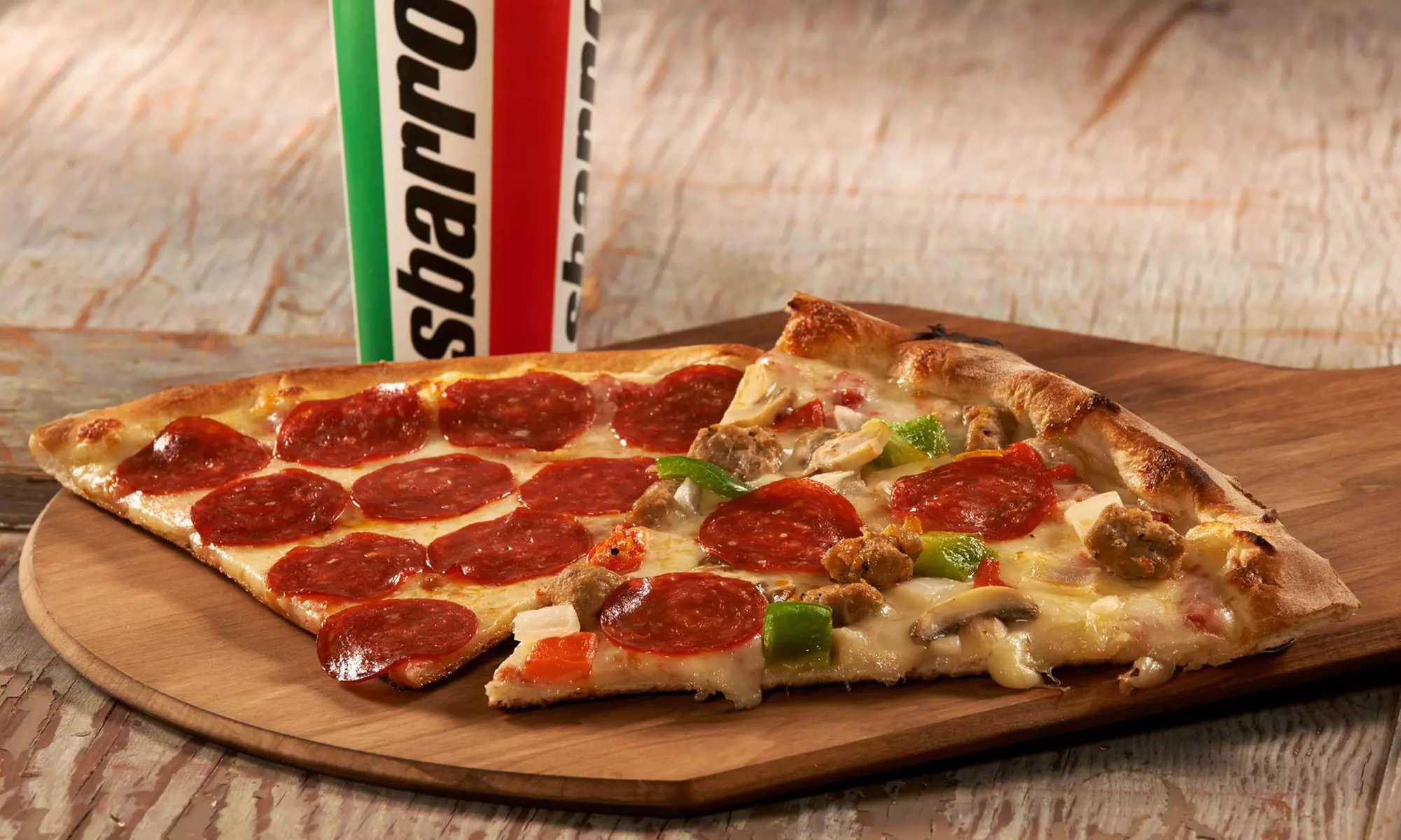 $12 for Four Groupons, Each Good for $6 Worth of Pizza, Breadsticks, and Salad at Sbarro ($24 Value)  - Primary Image