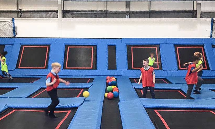 Image 3: Inflatable Bounce and Trampolines for One at Soccer Zone Halesowen