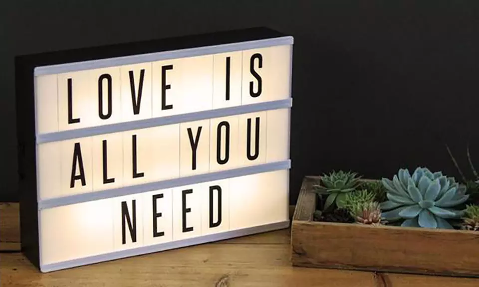 Light Box with Letters and Number Tiles - Second Medium