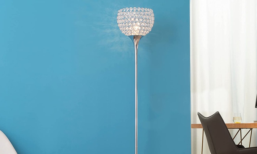 Image 6: HomCom Freestanding Floor Lamps