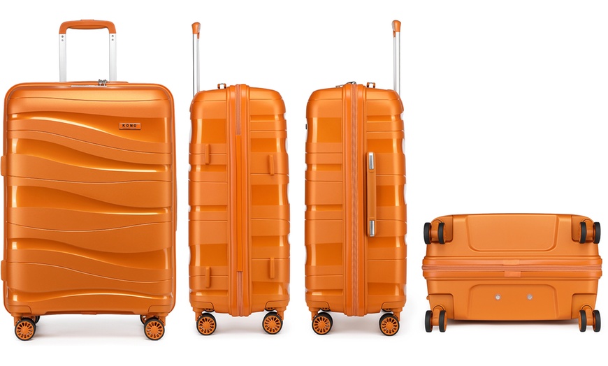 Image 14: One or Four Piece Suitcase set