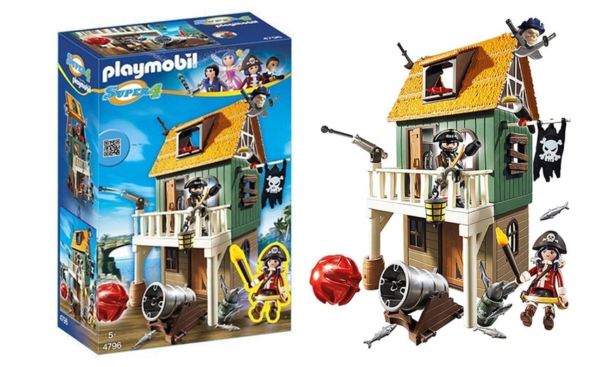 Image 1: Playmobil Pirates Fort Playset