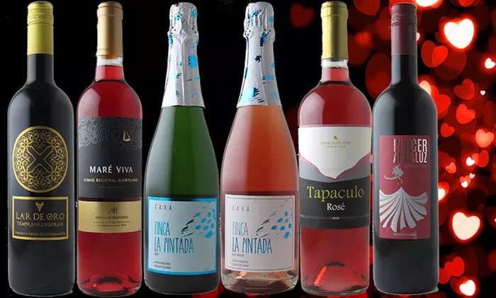 $39 for Six Bottles of Reds, Rosés, and Bubbles from Splash Wines ($103.70 Value) - Primary Image
