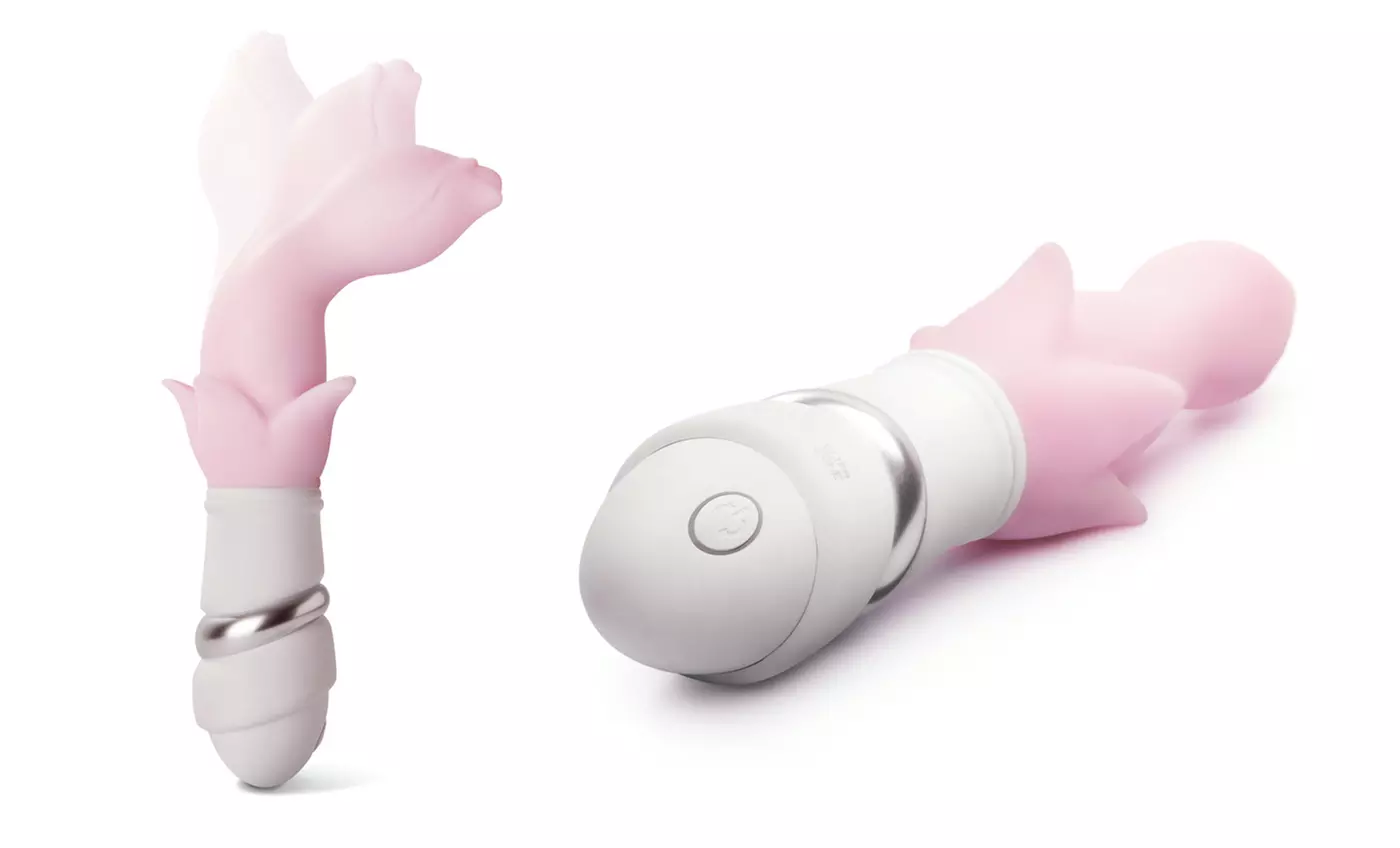 Blossom  Lotus or Tulip 6-Function Vibrator - Second Medium