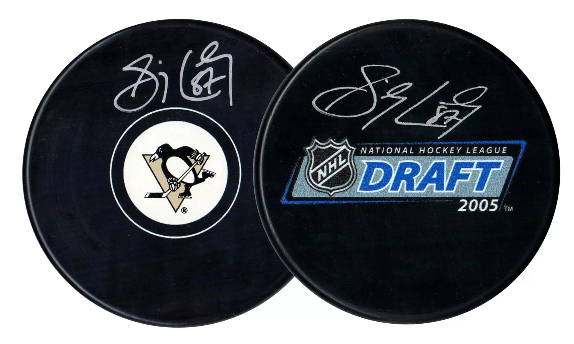 Sidney Crosby Signed Hockey Pucks - Primary Image