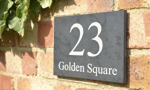 Personalised Slate House Sign 