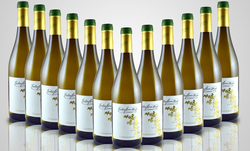 Image 1: 12 Bottles of Chardonnay Wine