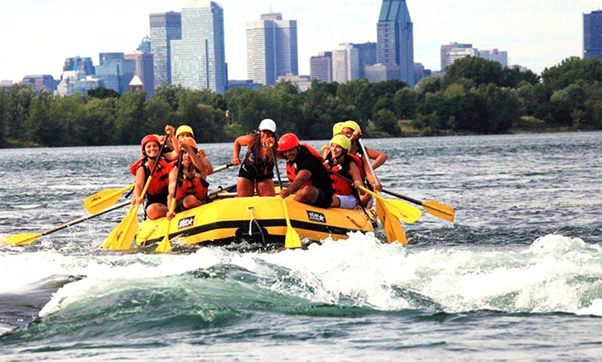 Image 2: Rafting at Lachine Rapids