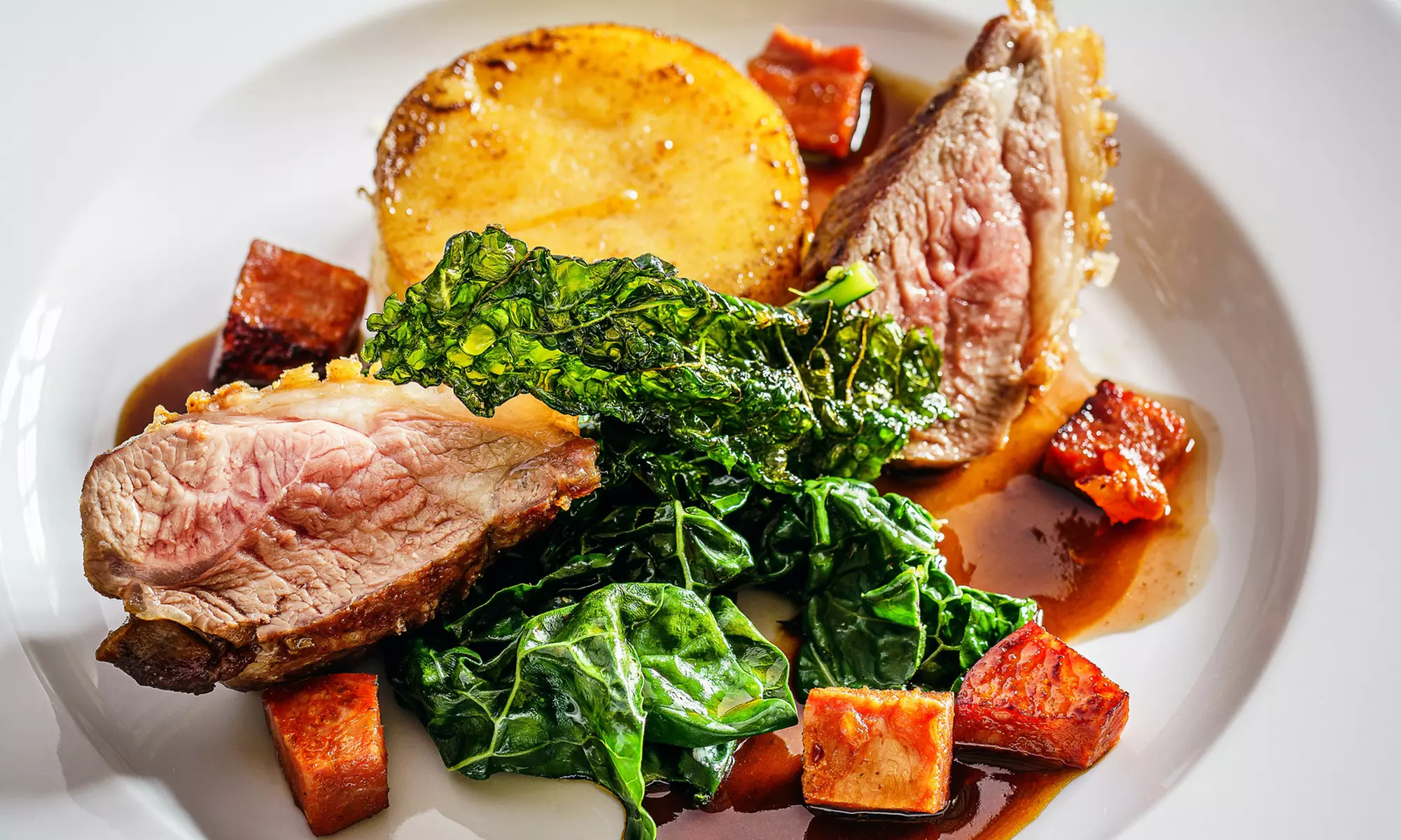 Two or Three Course Meal for Two or Four With a Drink at Woodbine Inn (Up to 67% Off)