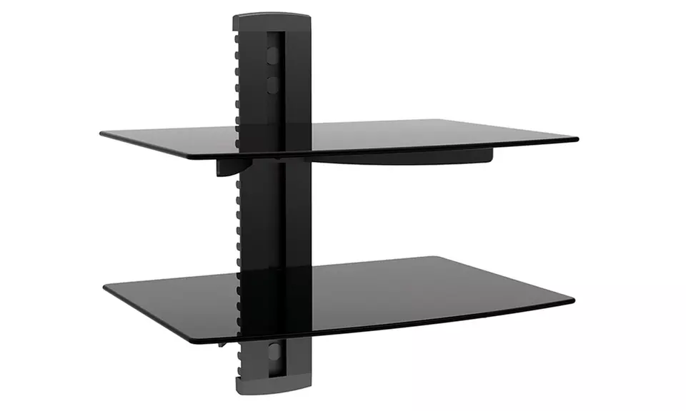 Argom Single or Double TV Wall-Mount Component Shelf - Second Medium