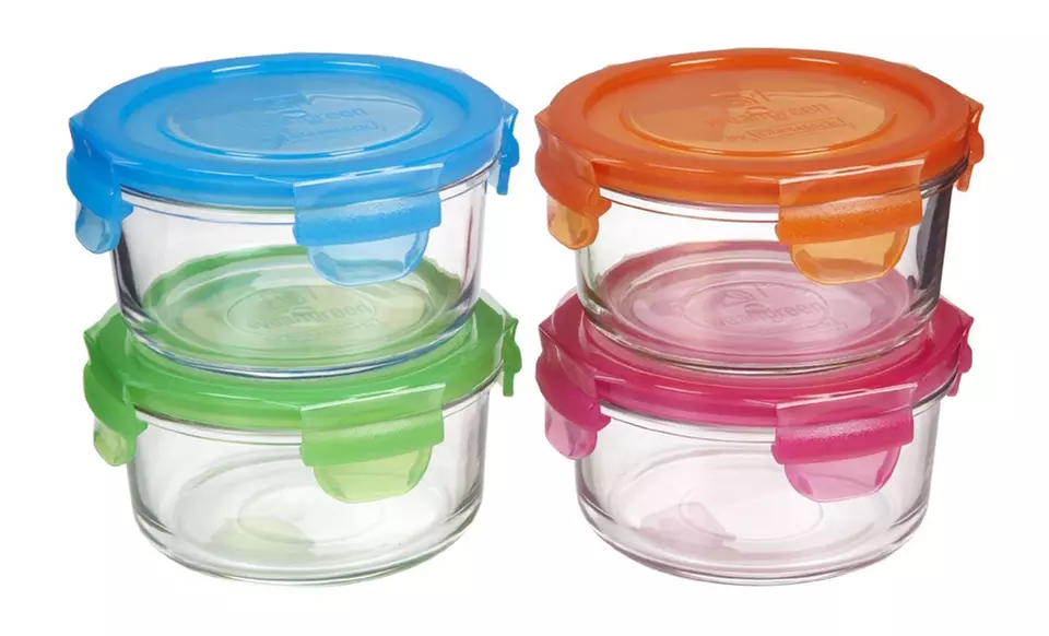 Wean Green Glass Food-Storage Container 4-Pack. Multiple Designs from $19.99–$26.99. Free Shipping and Returns. - Second Medium