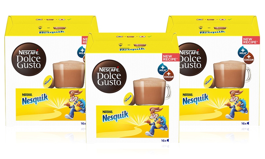 Image 17: Three-Pack of Nescafe Dolce Gusto Coffee Pods 16 Caps