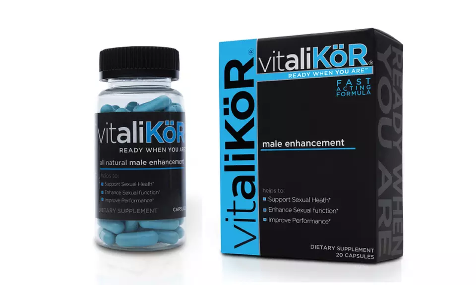 VitaliKör Fast Acting Formula (20 Servings) and Daily Maintenance (20 Servings) Male Enhancement Supplement Bundle - Second Medium