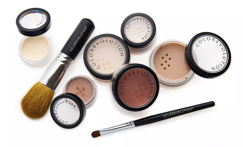 Colorevolution 8-Piece Mineral Makeup Starter Kit. Two Options Available. - Primary Image